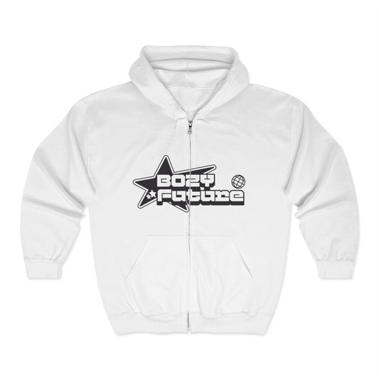 Boys' Future Zip-Up Hoodie - Unisex Heavy Blend™ Sweatshirt